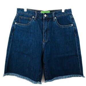 Sandrine Rose + Free People Womens High Rise Blue Denim Shorts Size 30
